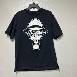 Psycho Realm Black Gas Mask Graphic Tee